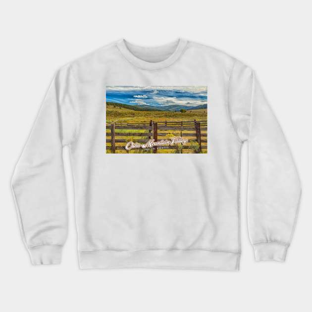 Osha Mountain Valley Crewneck Sweatshirt by Gestalt Imagery